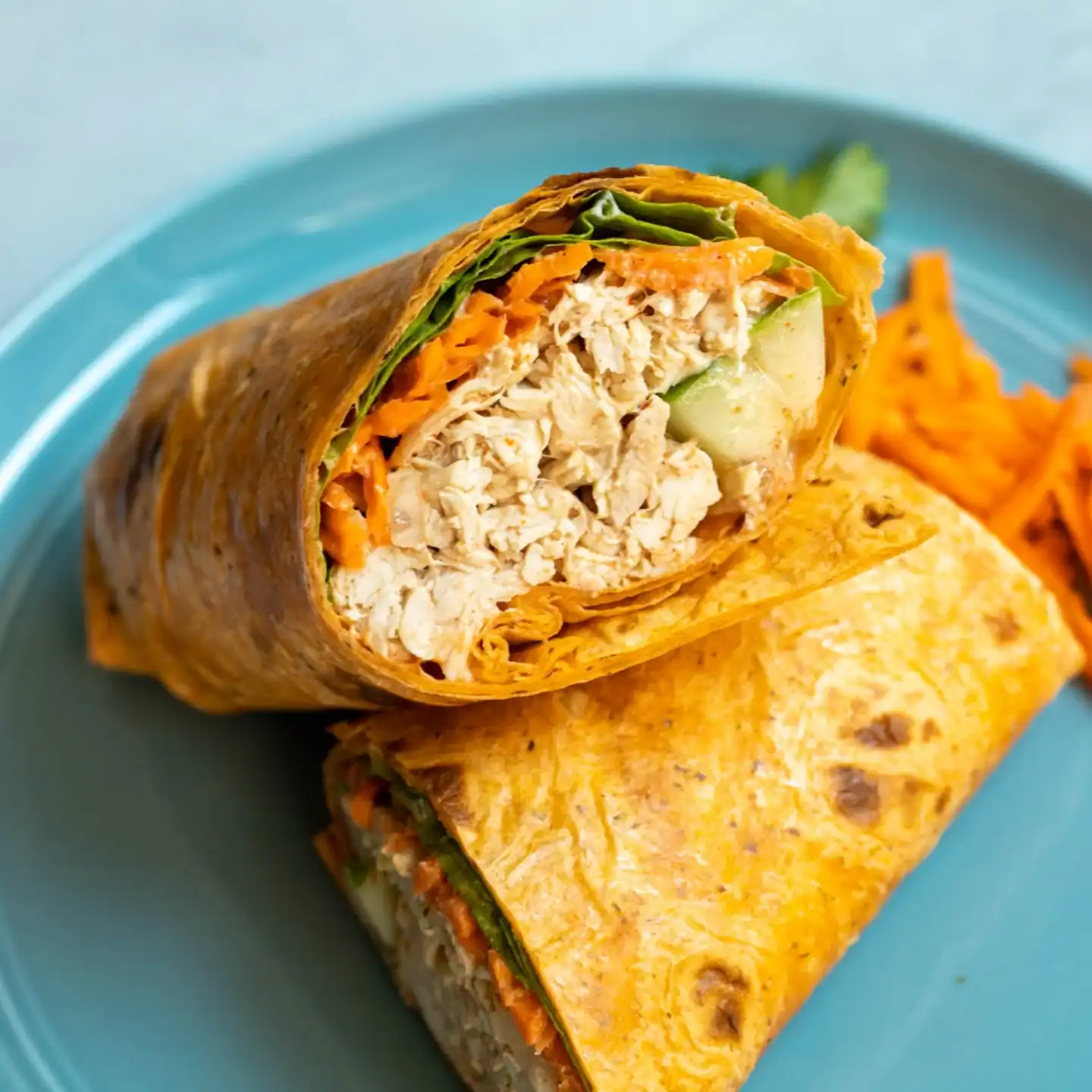 rotisserie-chicken-wrap 3. Rotisserie Chicken Wrap with Veggies