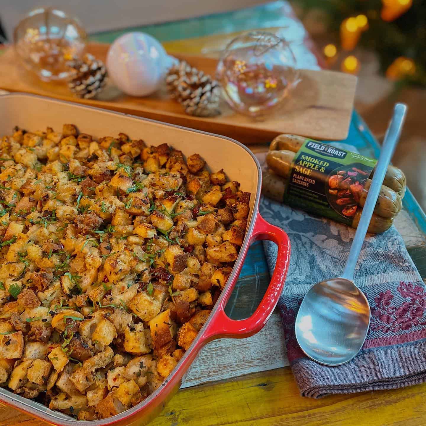 sage-sausage-stuffing 1. Sage and Sausage Stuffing