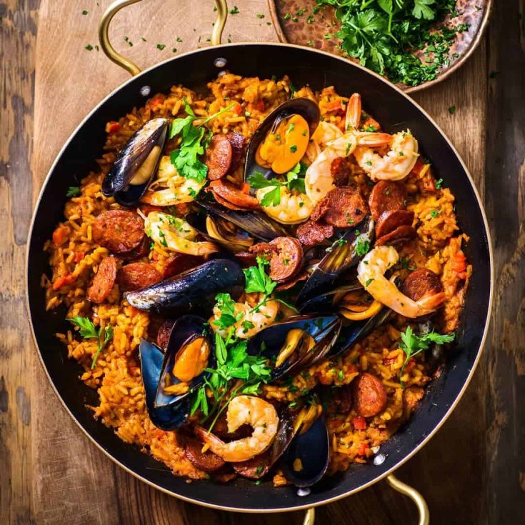 Easy Seafood Paella Recipe