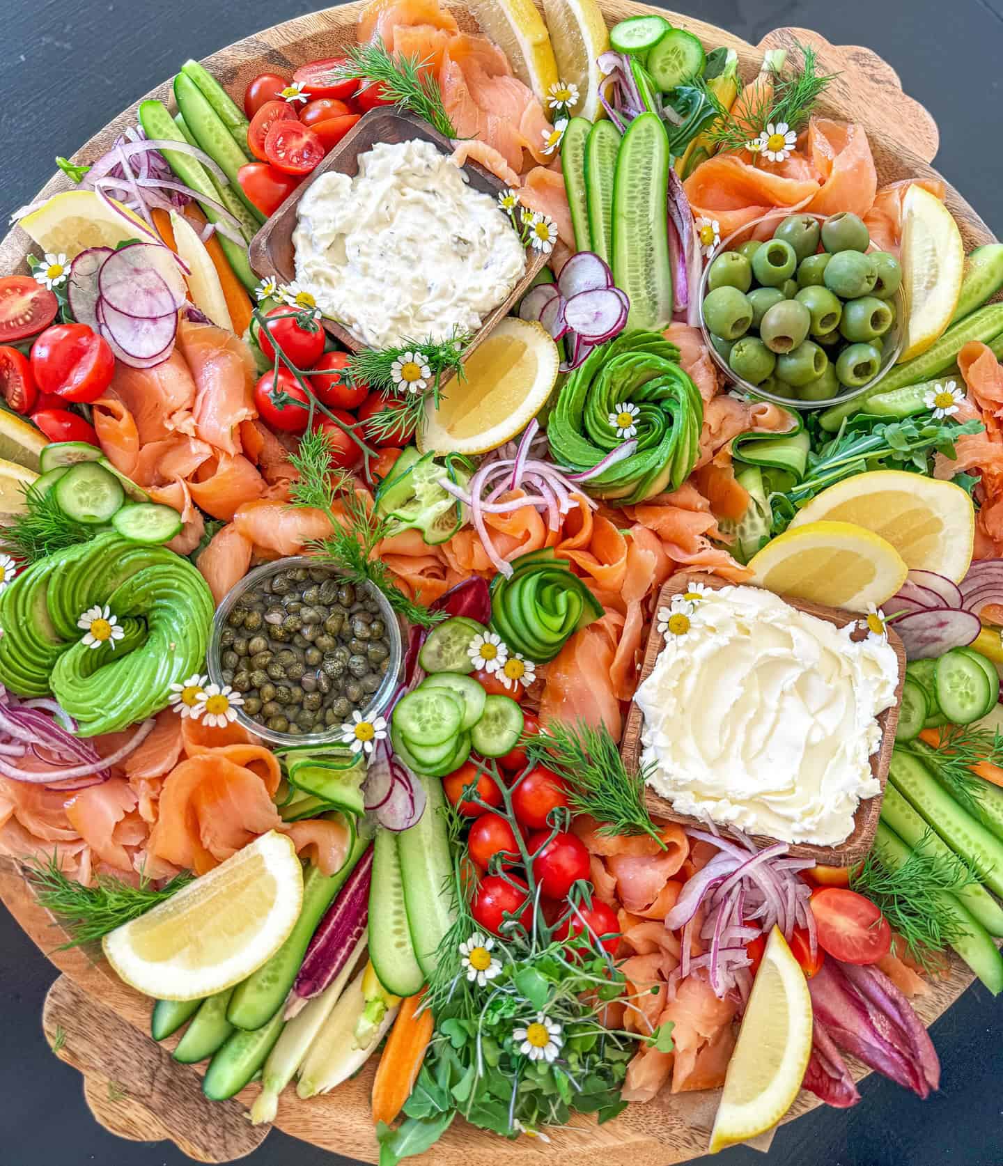 smoked-salmon-board 8. Smoked Salmon Board