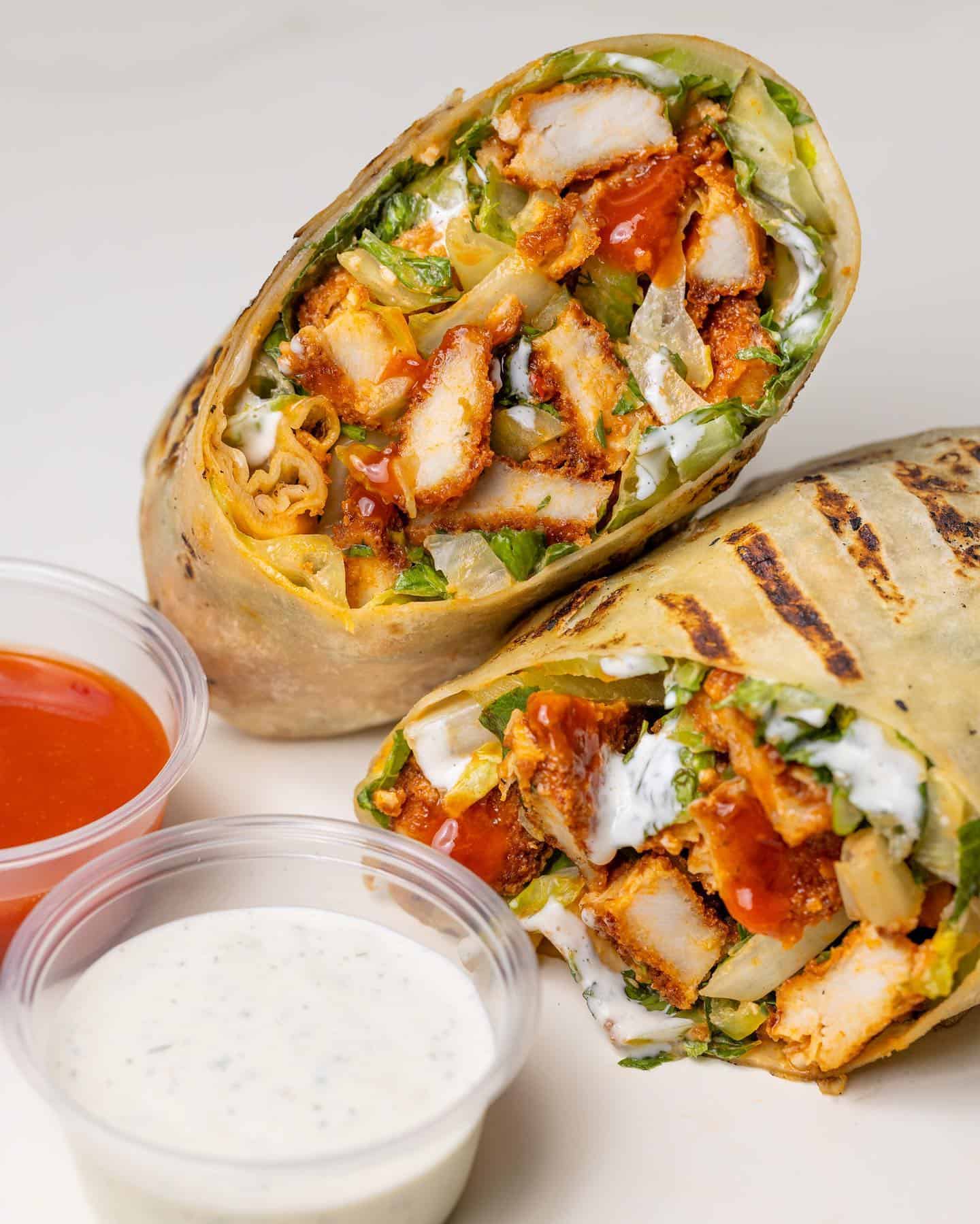 2. Spicy Buffalo Chicken Wrap