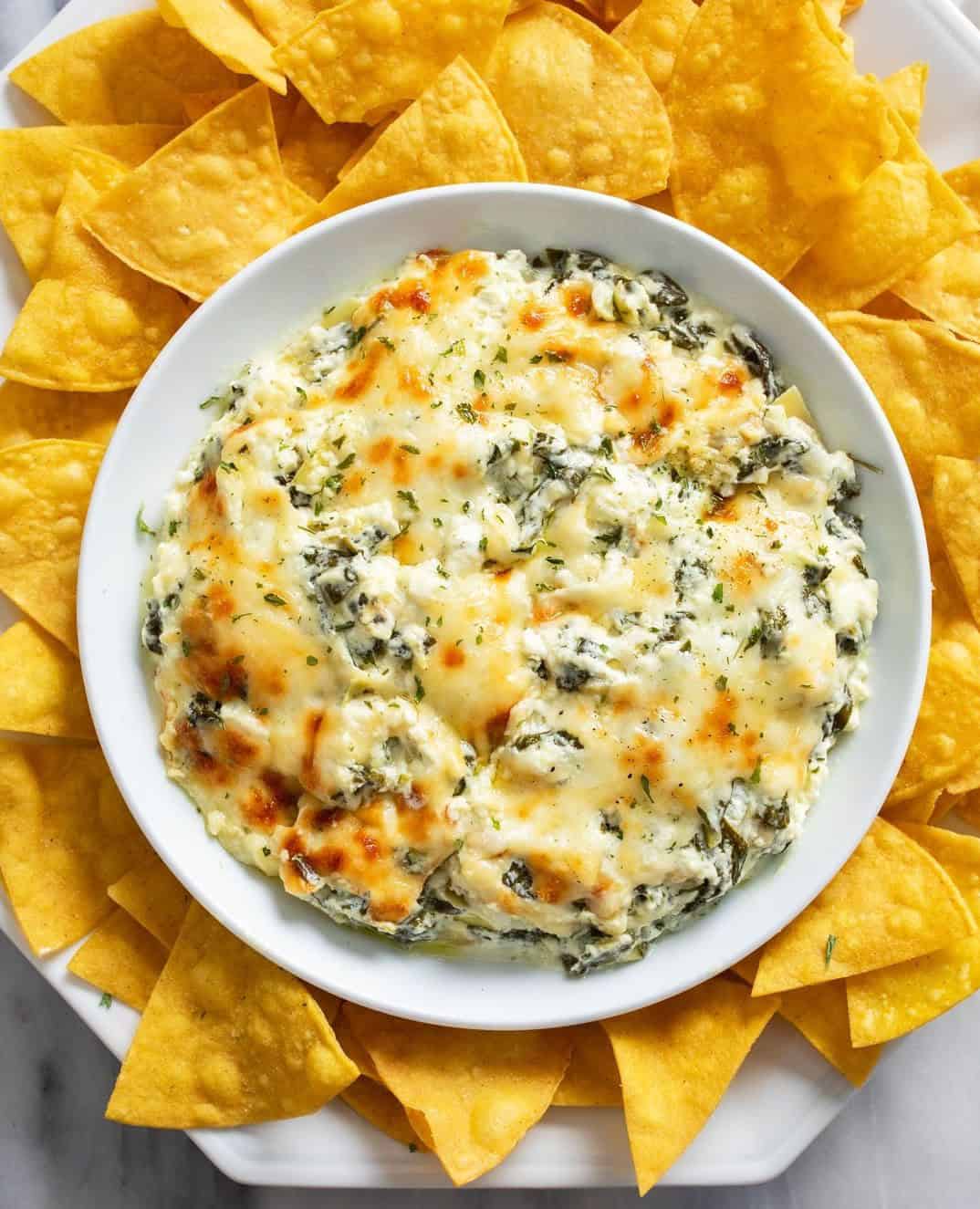 spinach-dip 5. Spinach Artichoke Dip