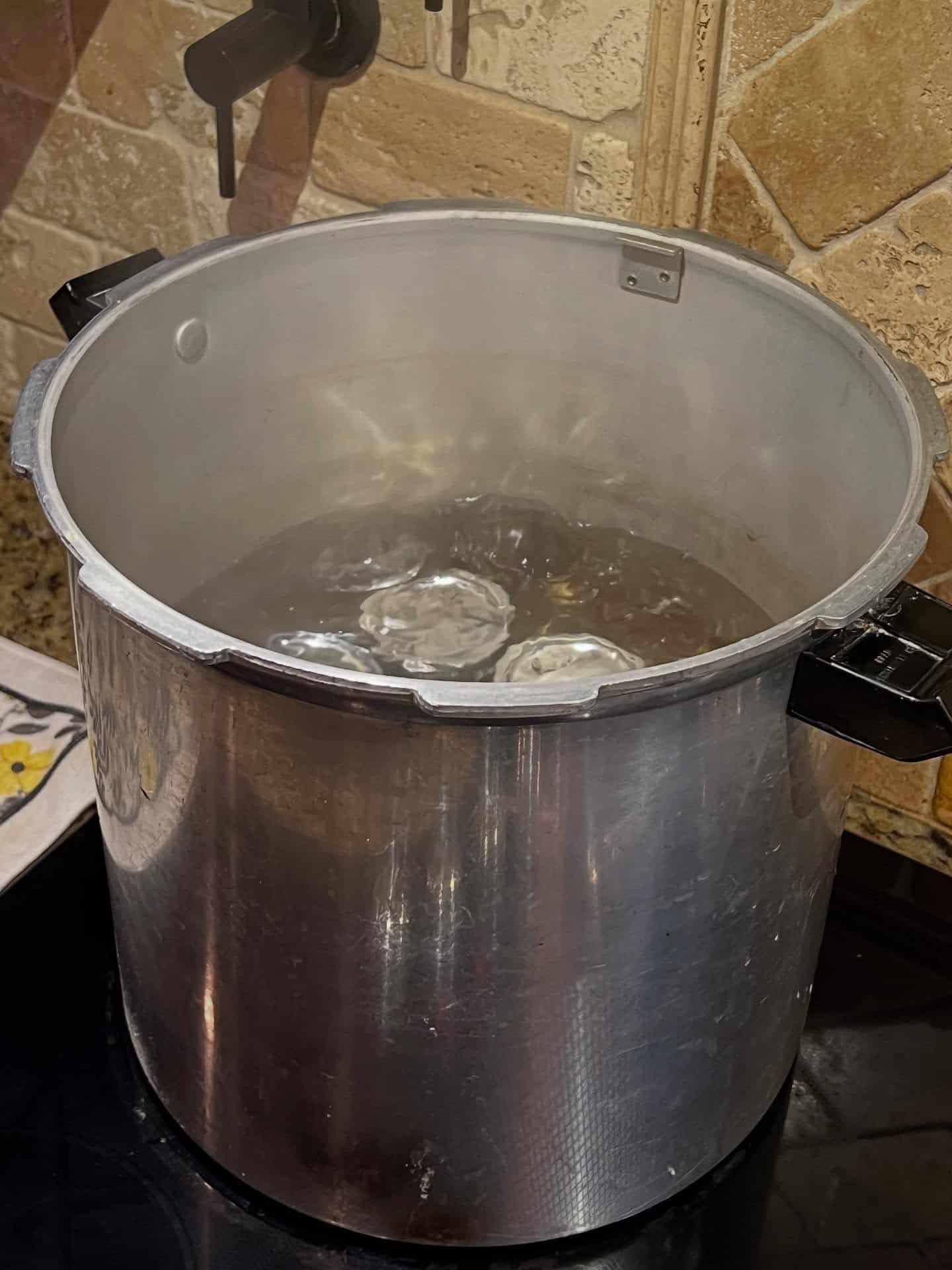 deep stockpot used for canning at home