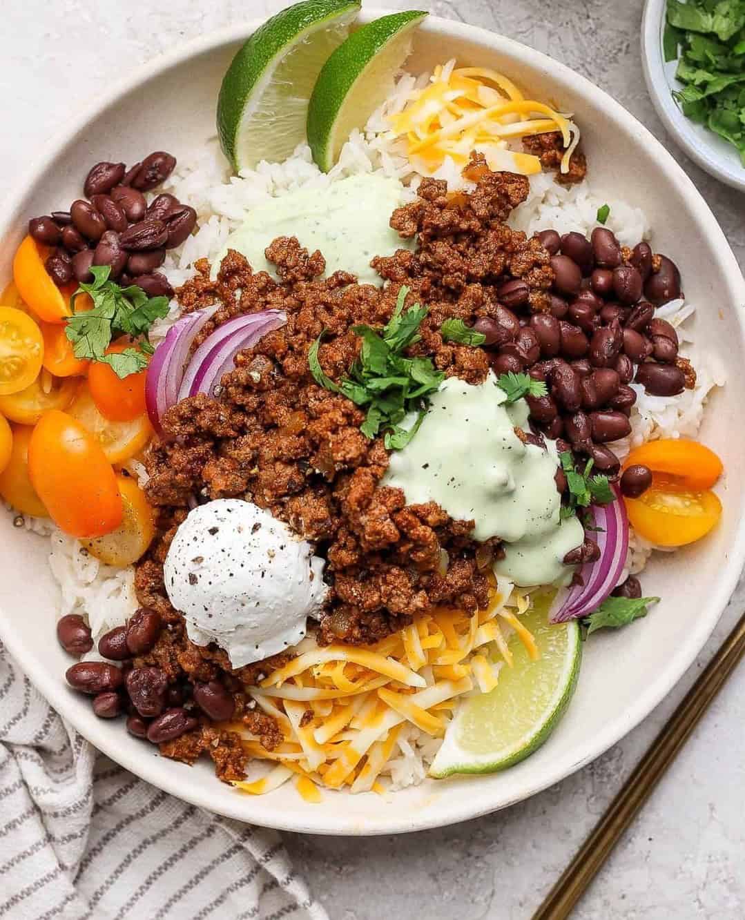 4. Taco Protein Bowl
