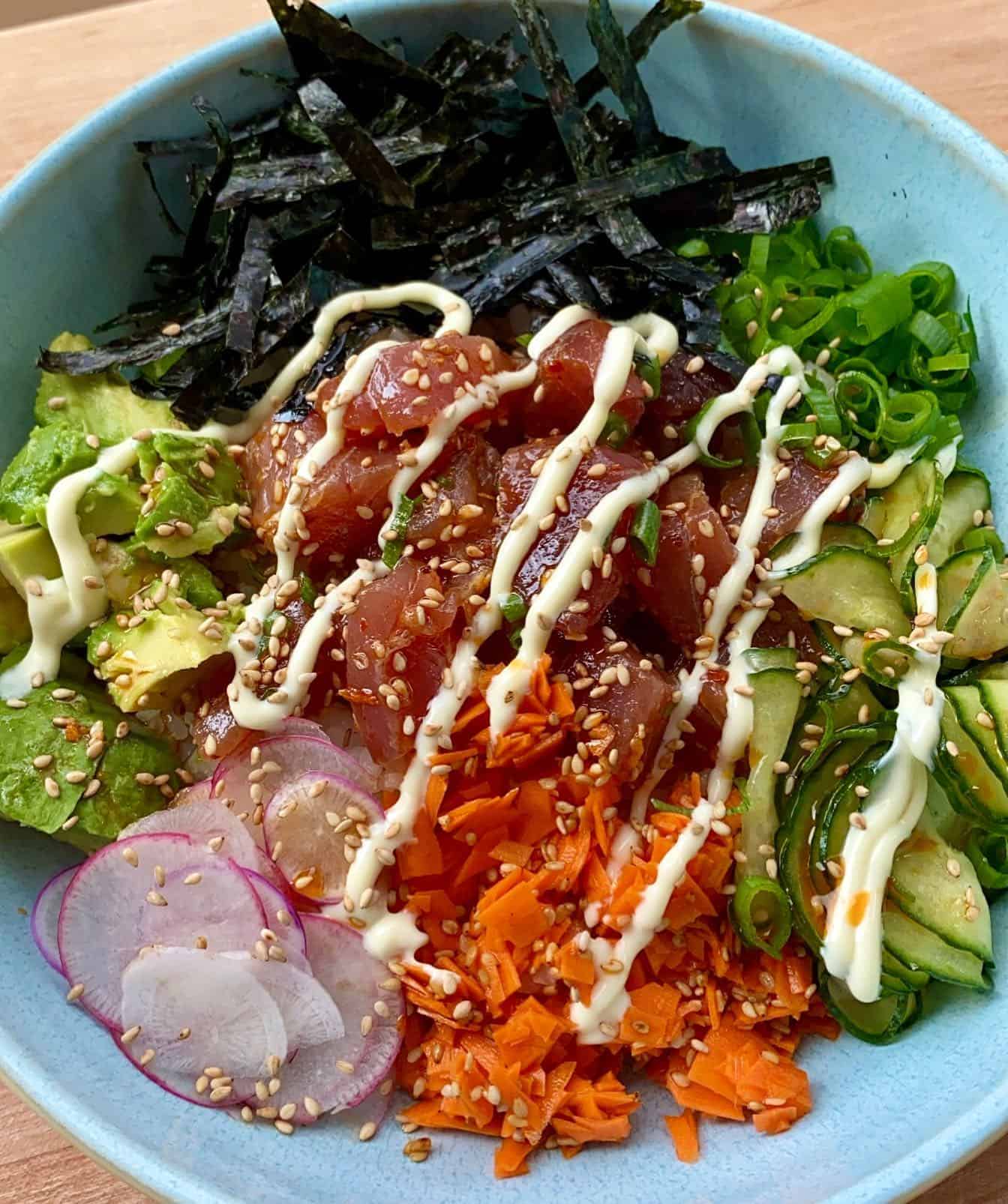 tuna-poke-bowl 11. Tuna Poke Bowl