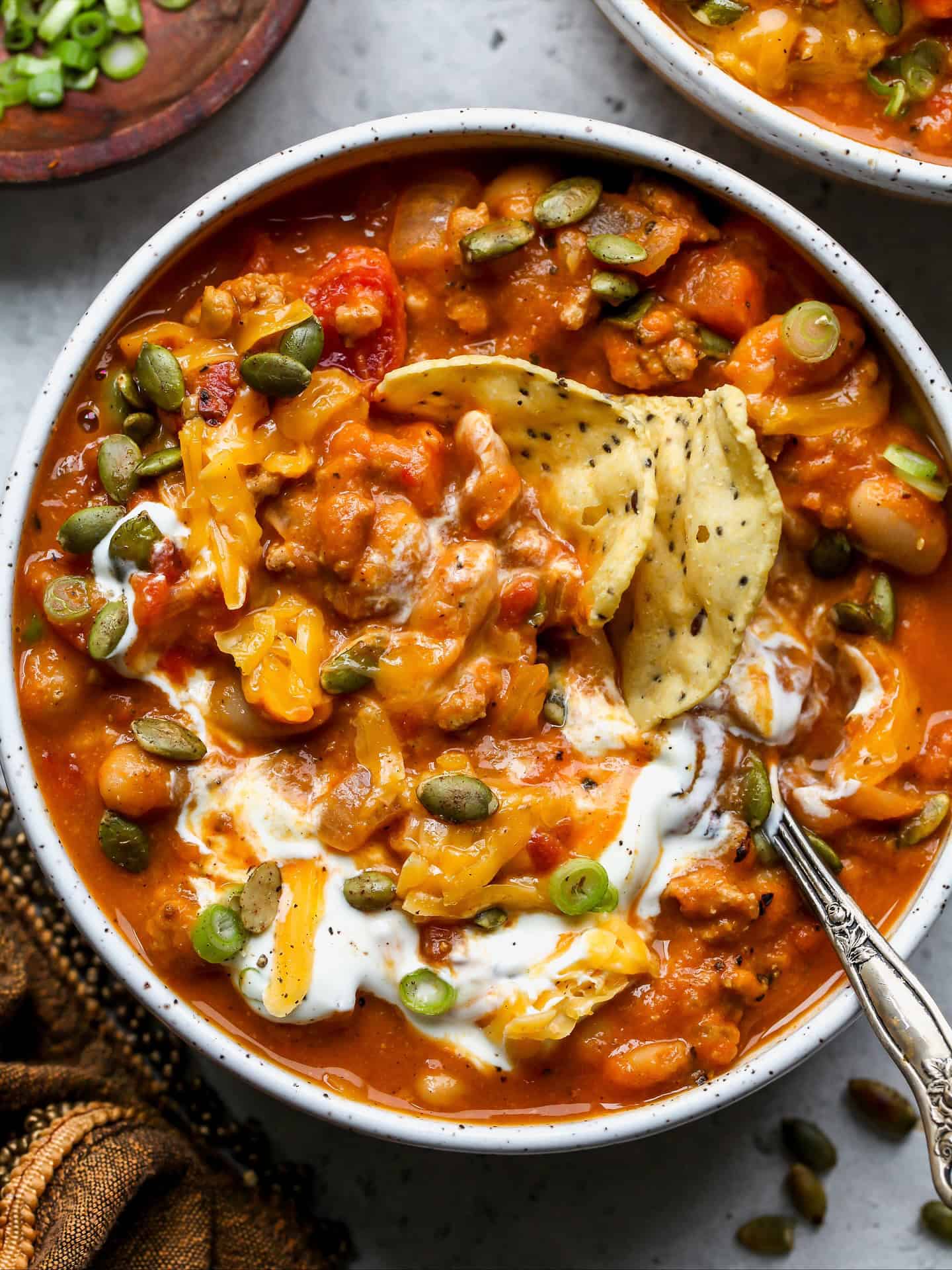turkey-chili 1. Turkey Chili with Beans and Spices