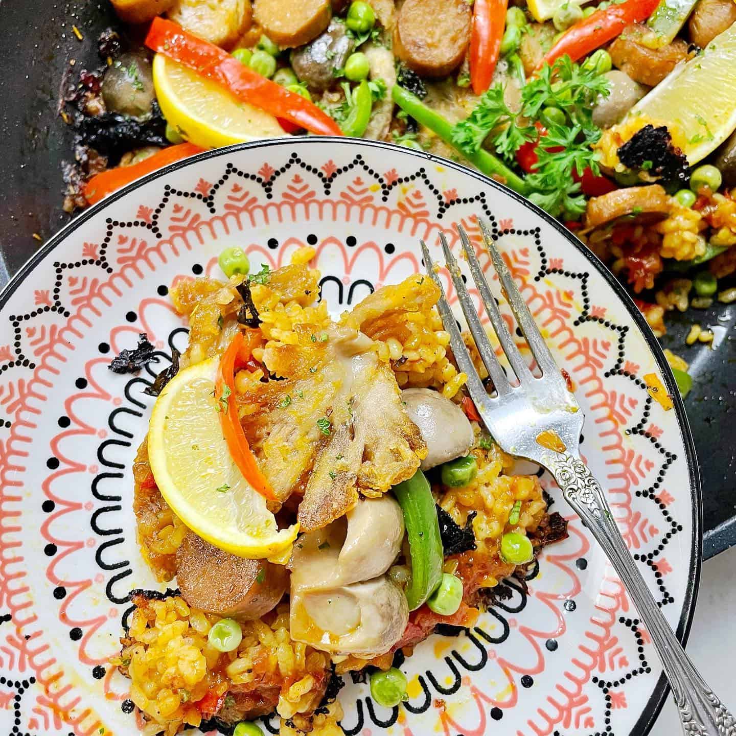 vegan-paella vegan paella