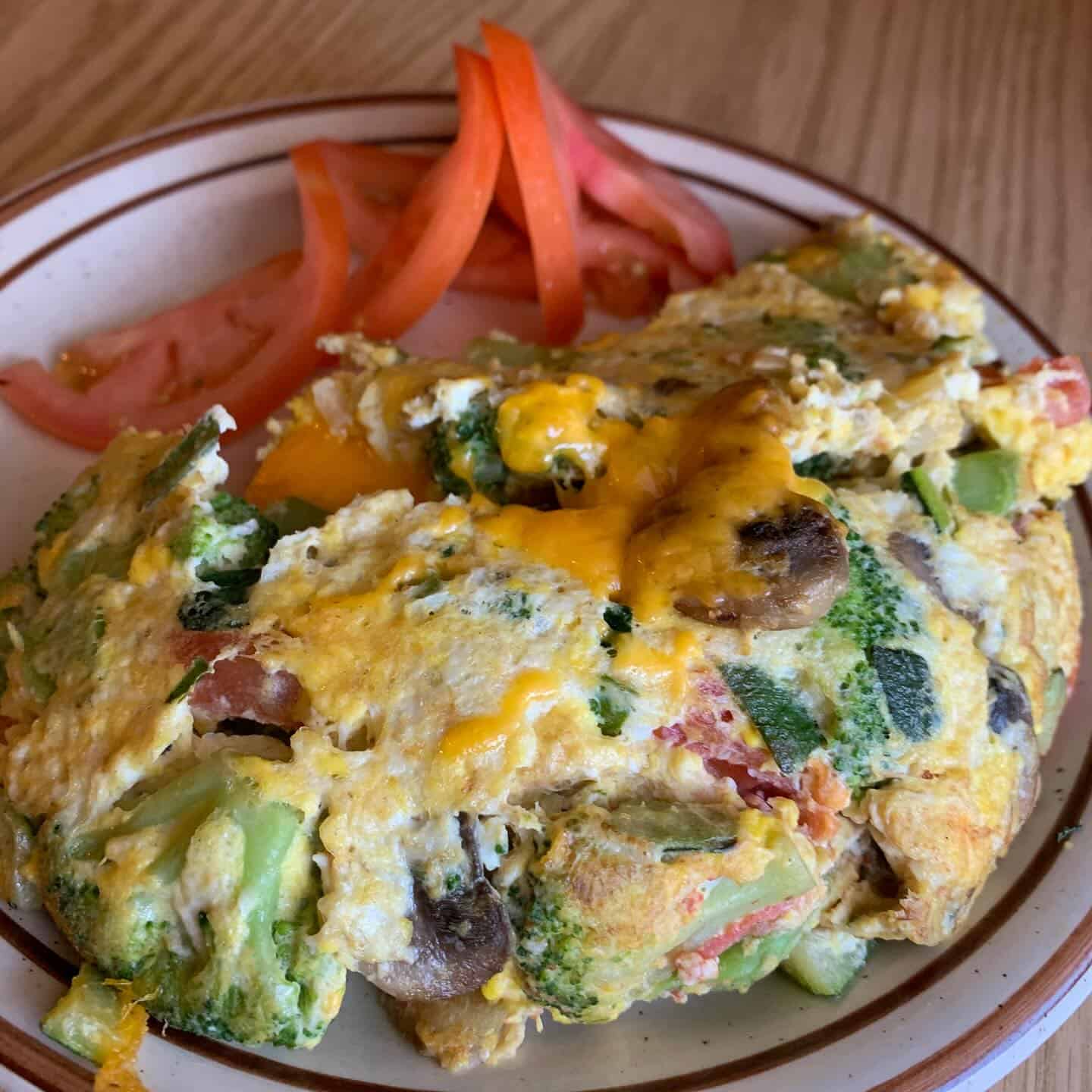 veggie-omelette 9. Cheese Omelette with Veggies