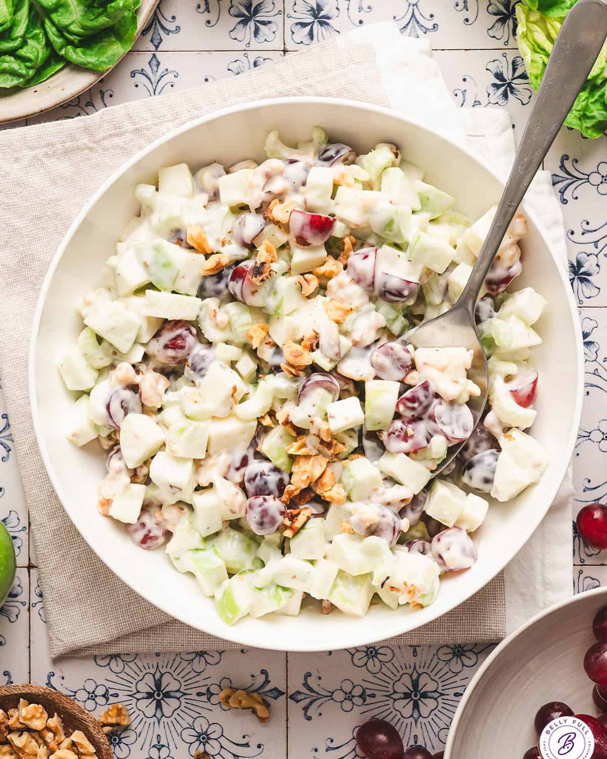 waldorf-salad-recipe-card 5. Waldorf Salad with Creamy Dressing