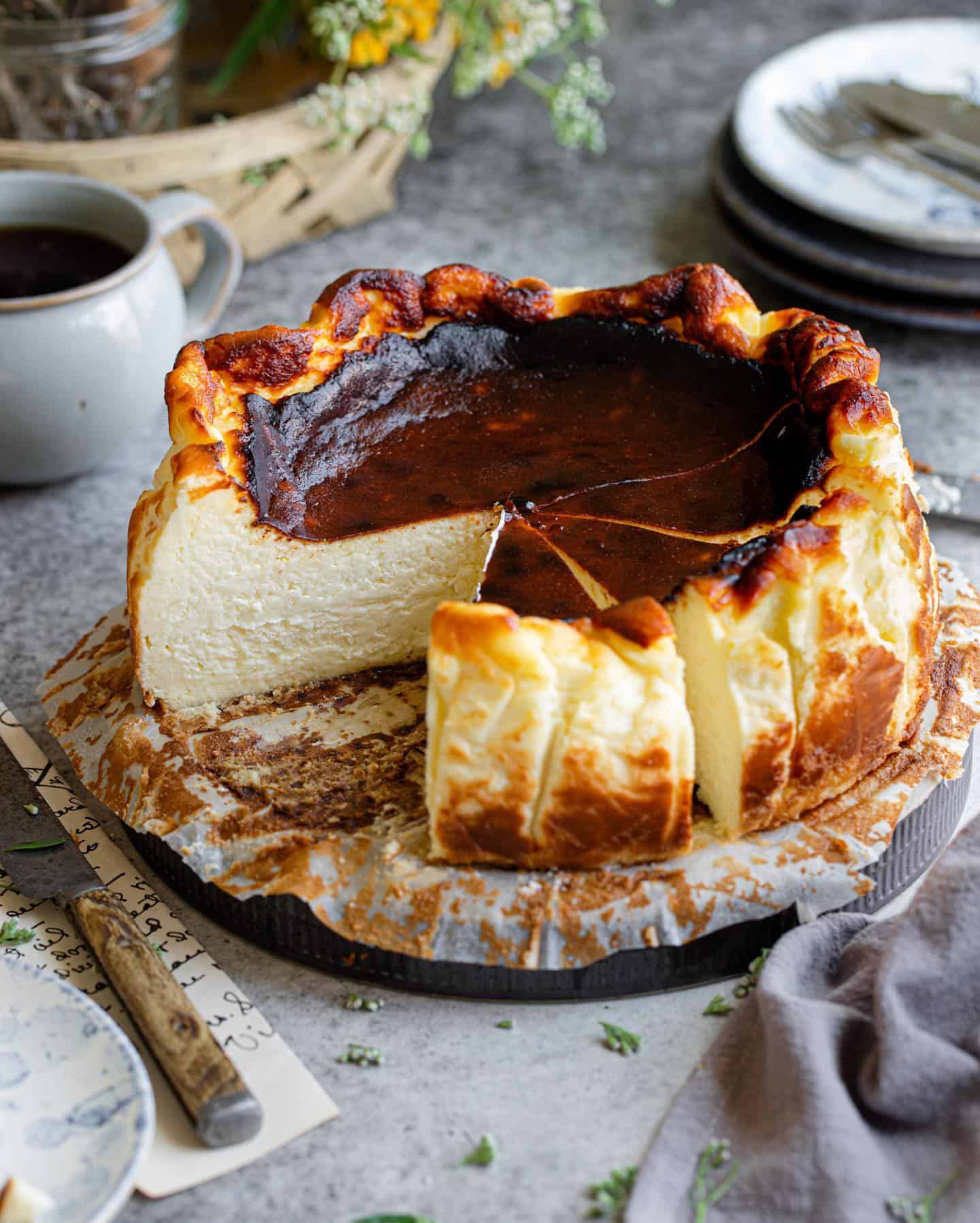 9. Basque Cheesecake