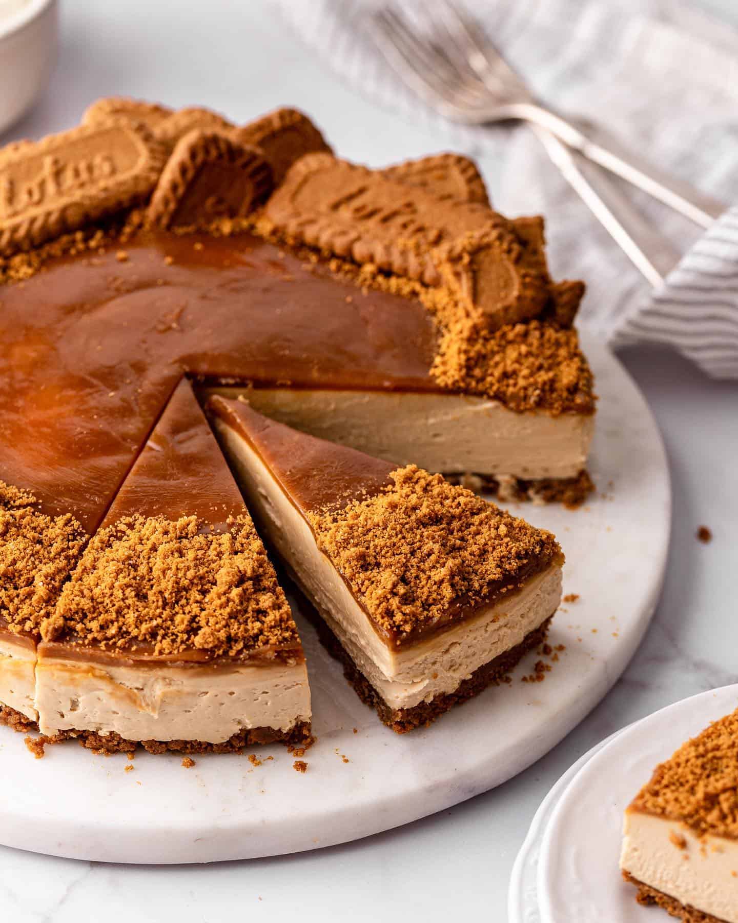 6. Biscoff Cheesecake