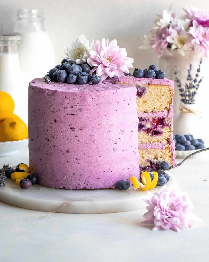 Blueberry Lavender Cake Recipe