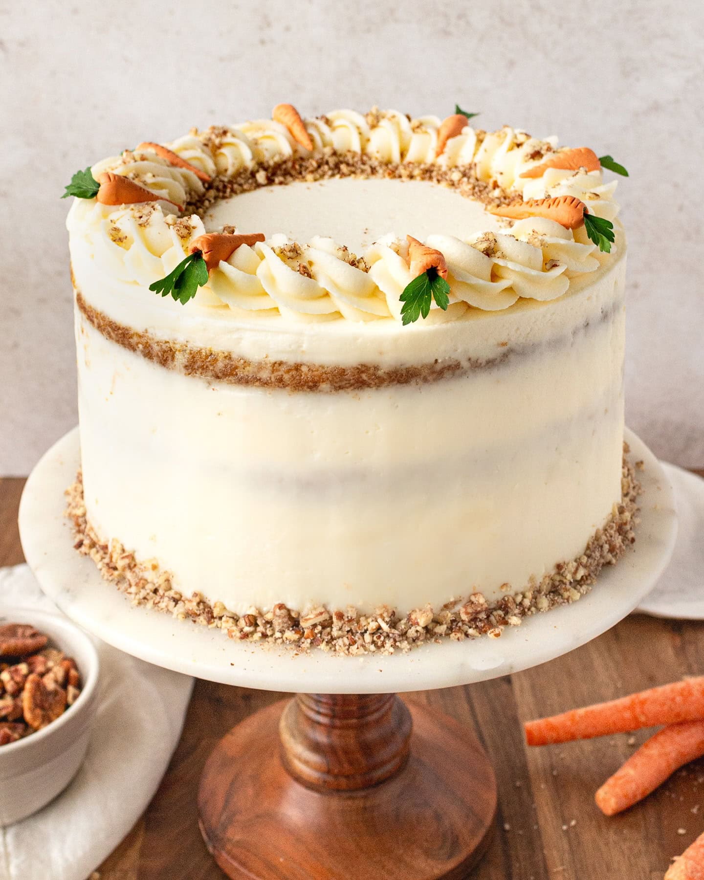 7. Carrot Cake with Cream Cheese Frosting