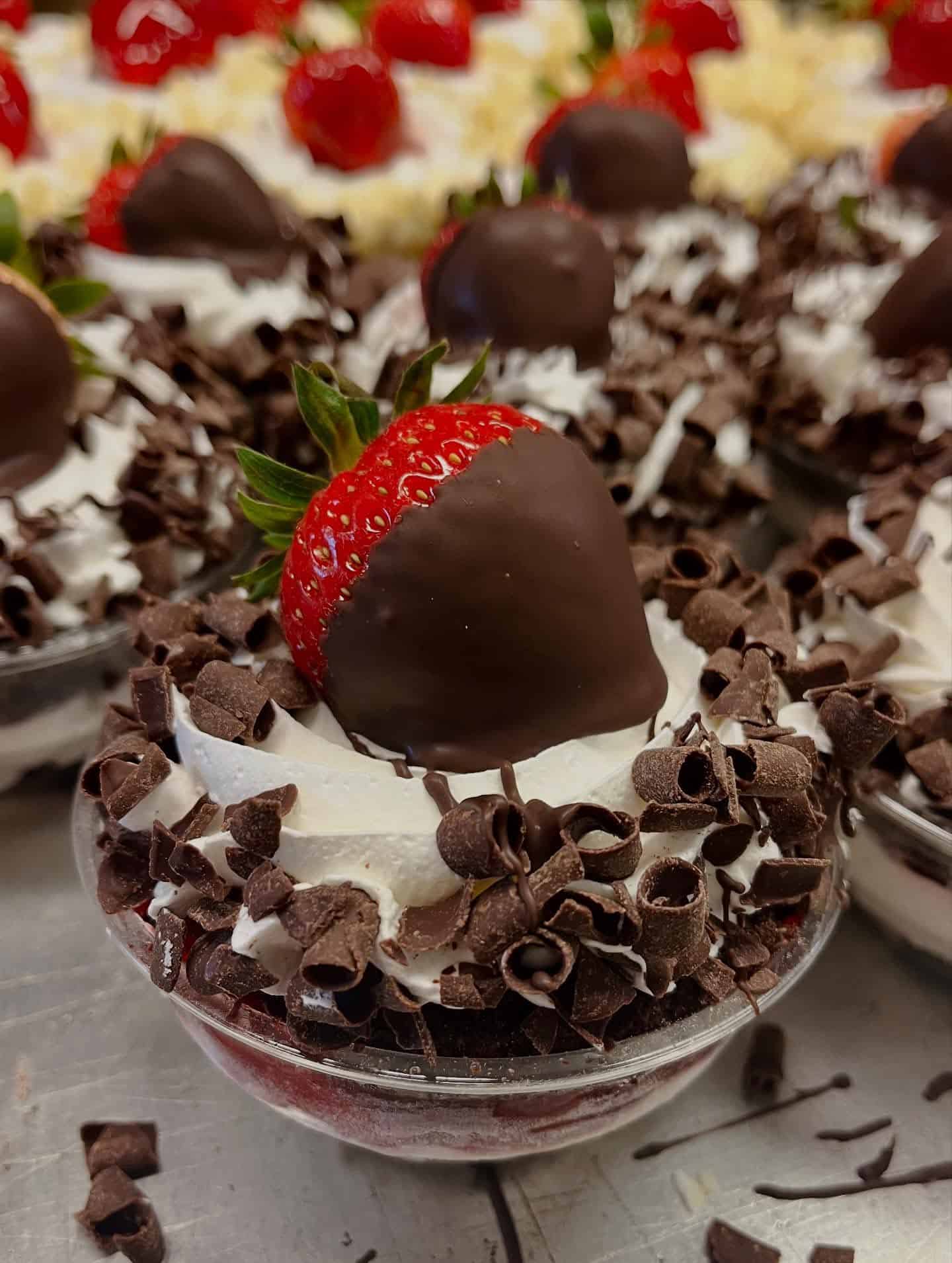 8. Chocolate Strawberry Shortcakes