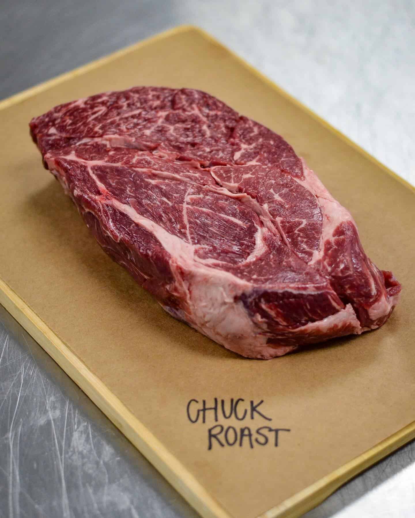 chuck roast is most commonly used for this recipe.