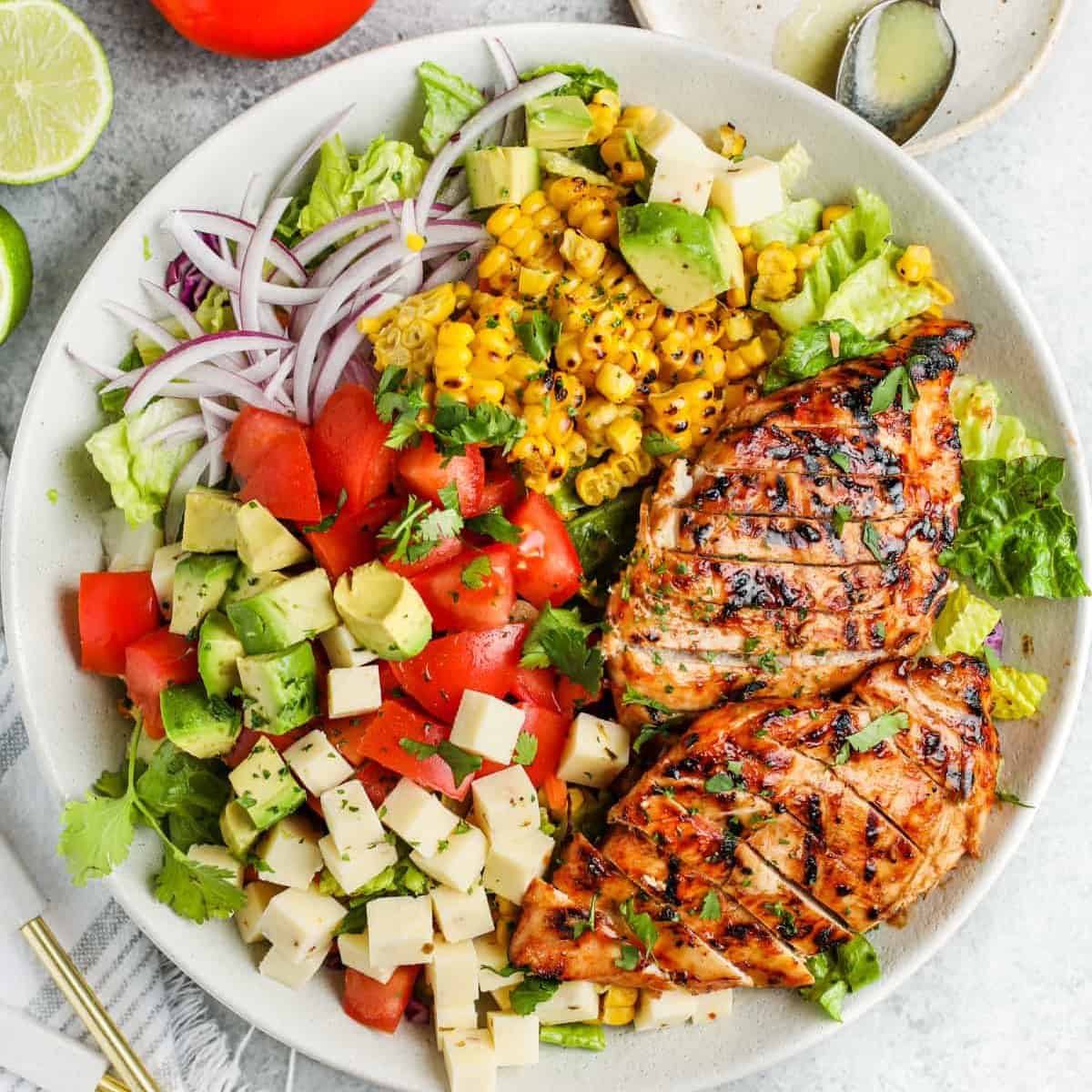 8. Grilled Chicken Salad