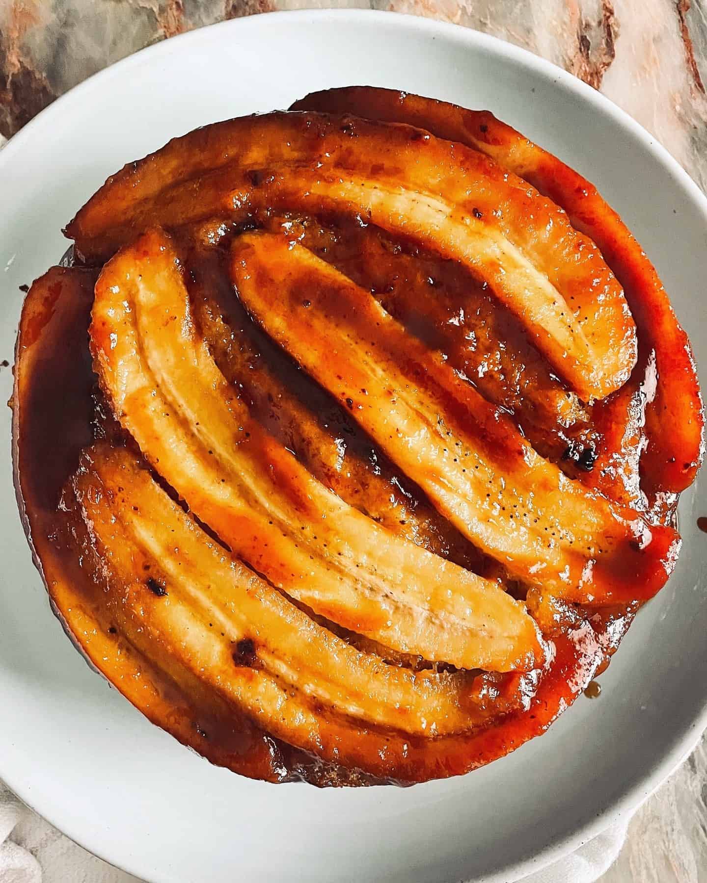 8. Sticky Miso Banana Cake