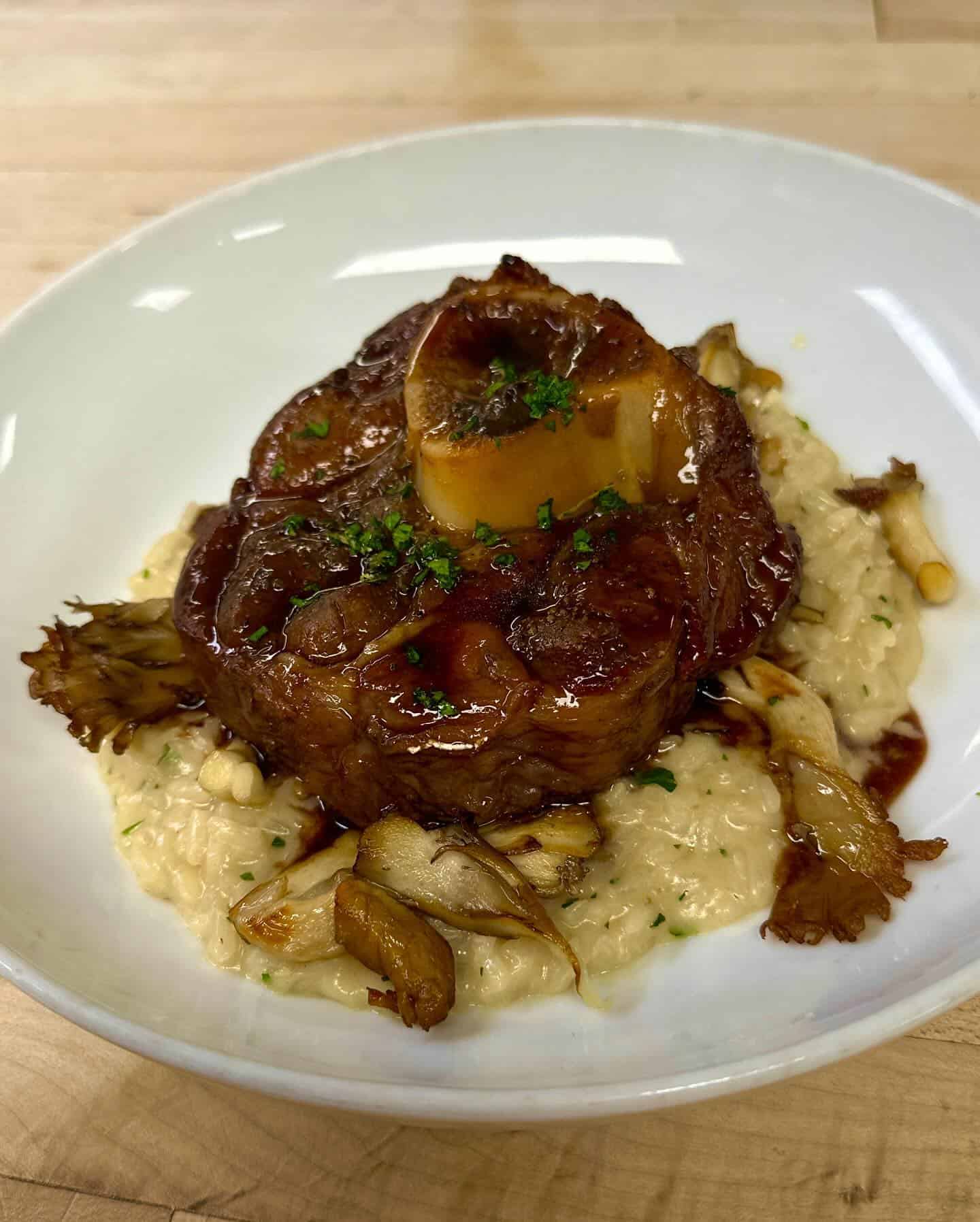 osso buco with gremolata and polenta