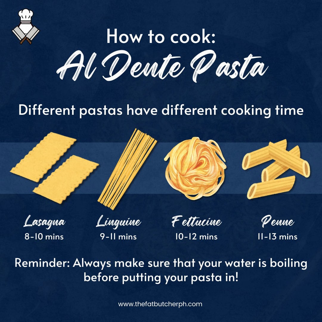 pasta cook time guide