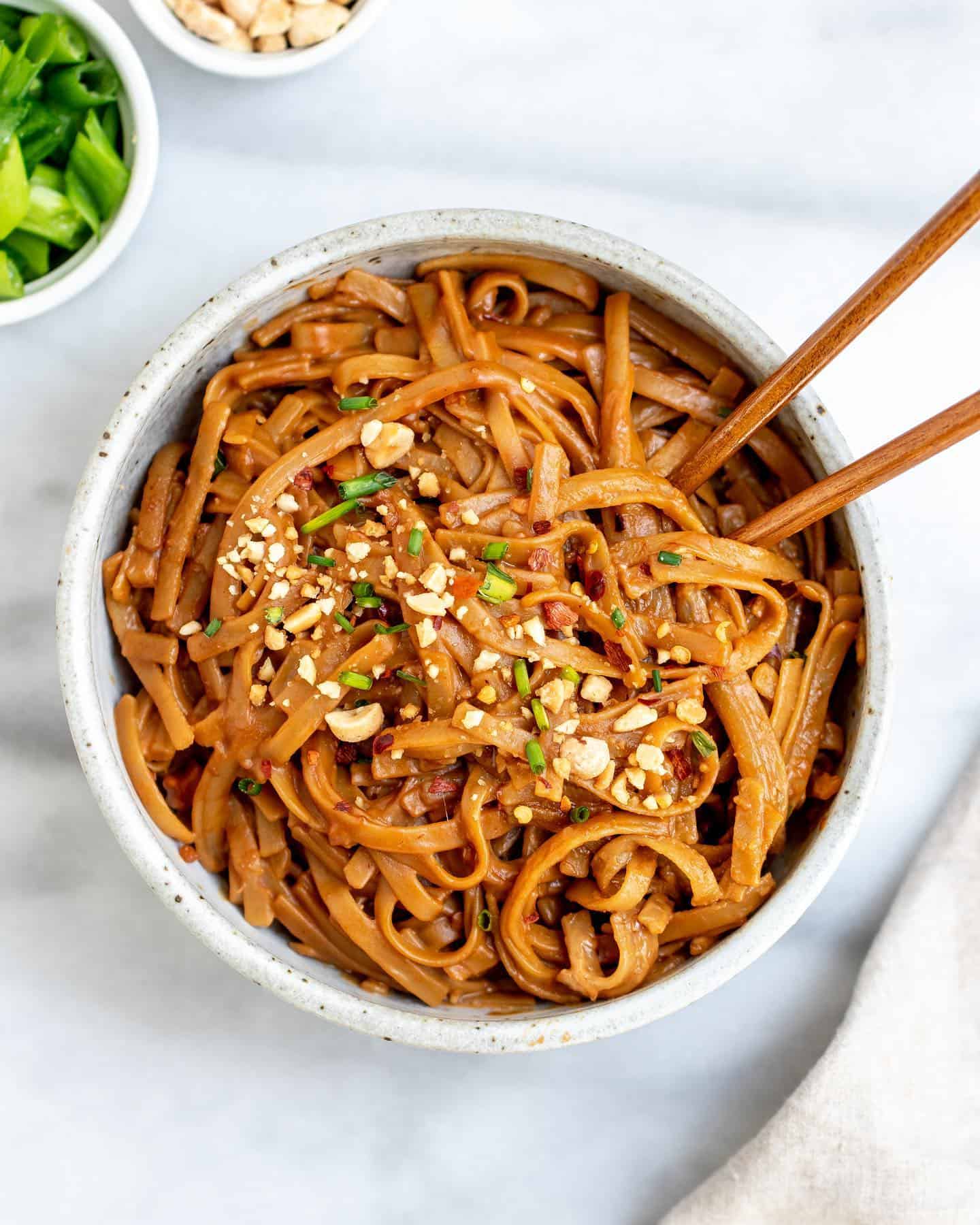 7. Spicy Peanut Noodles
