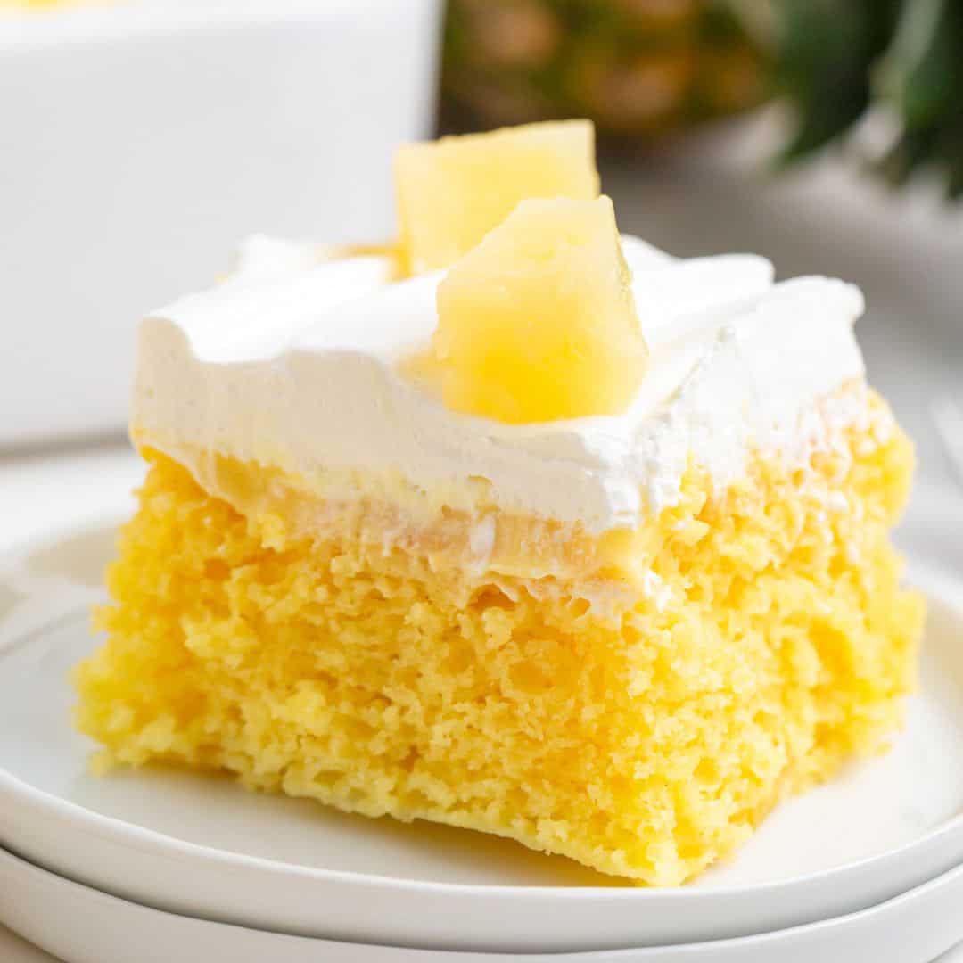 10. Pineapple Poke Cake