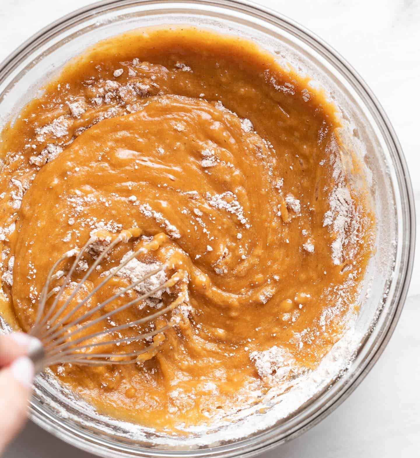 pumpkin bread batter