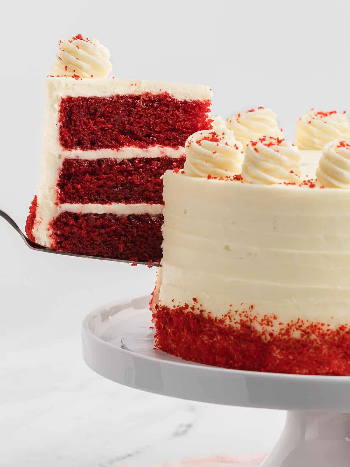 3. Red Velvet Cake with Cream Cheese Frosting