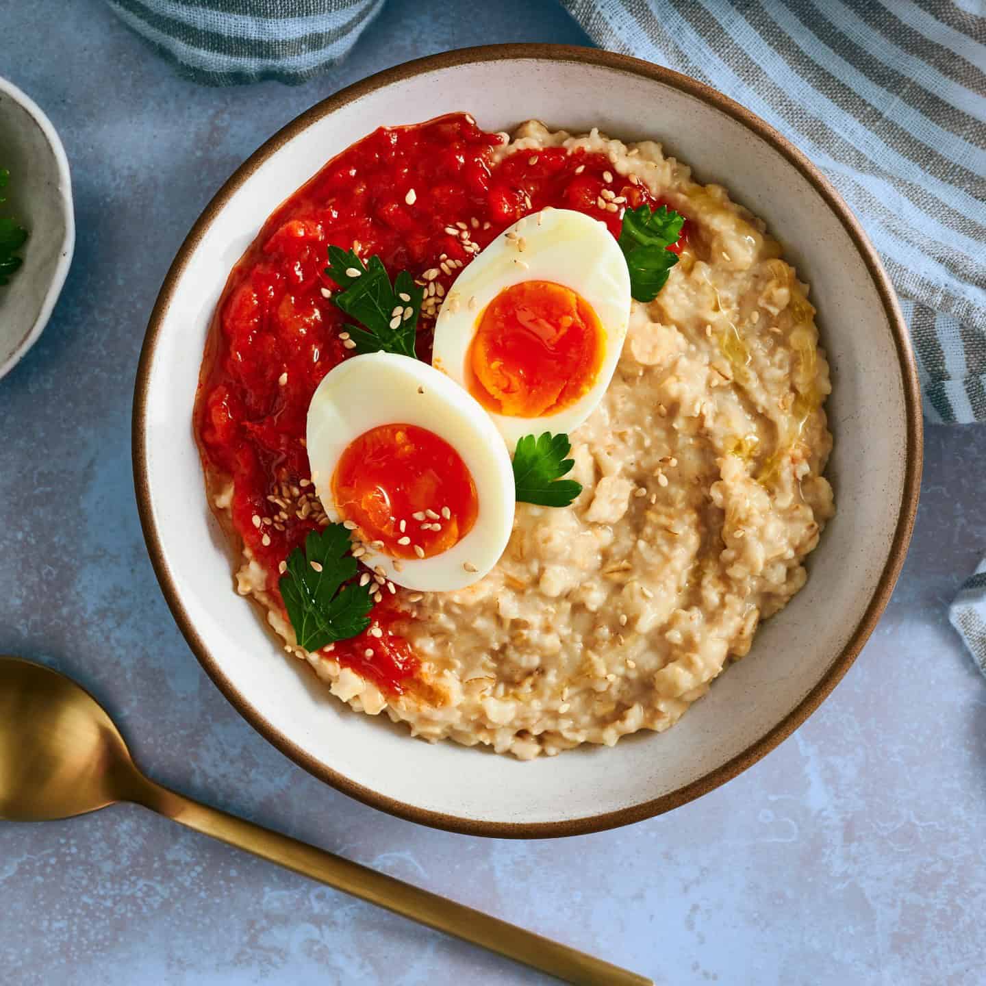 3. Savory Oats Bowl