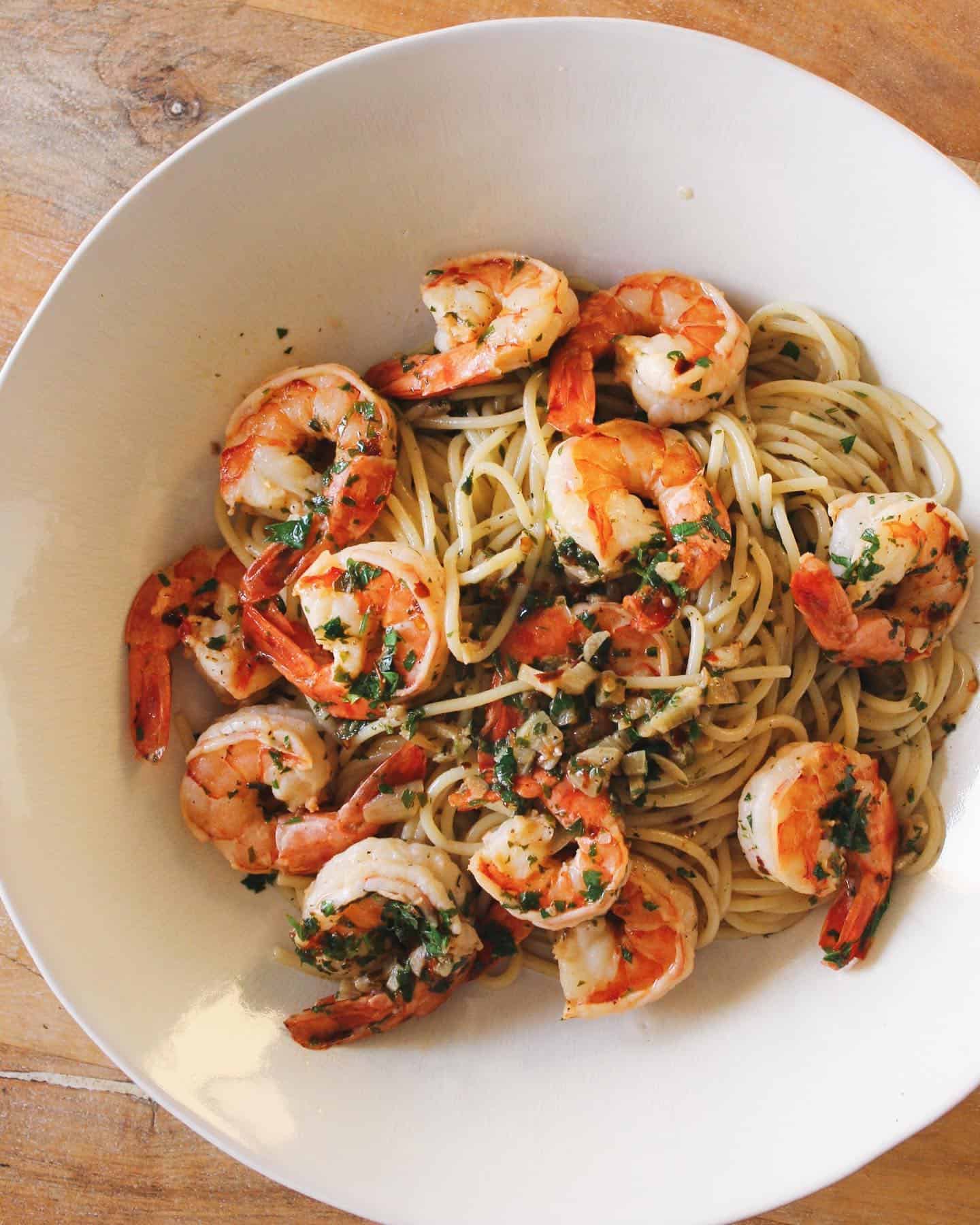 5. Shrimp Scampi