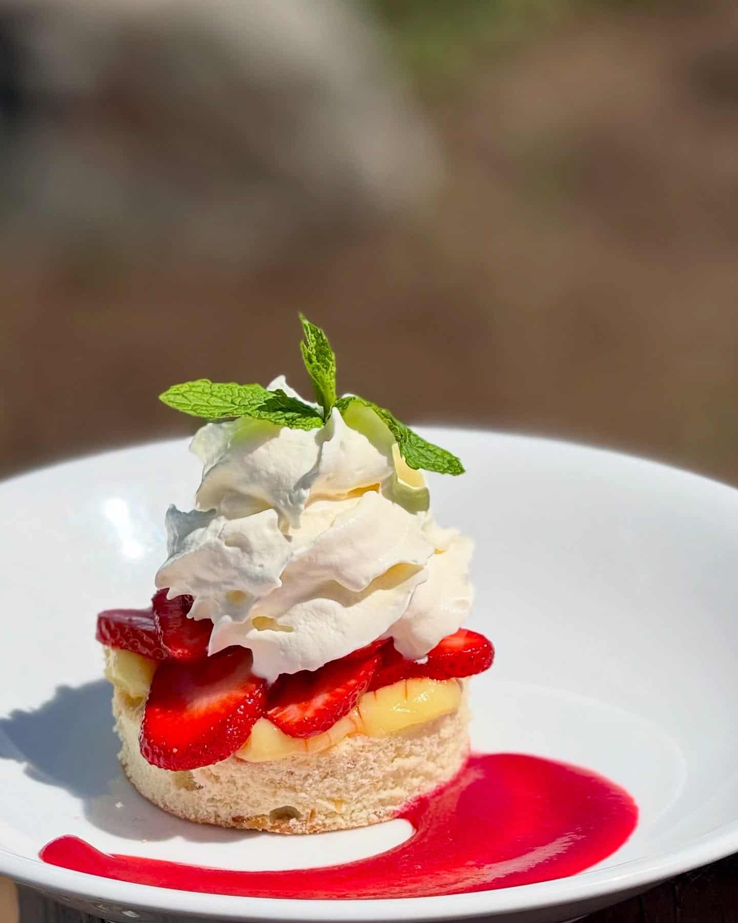 9. Strawberry Shortcake with Lemon Curd