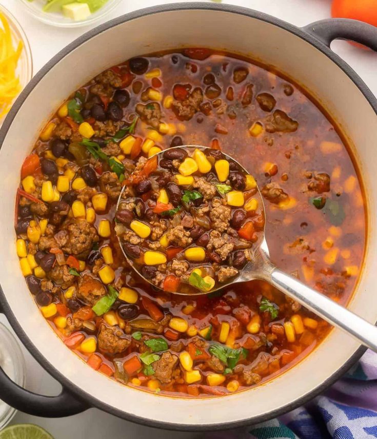 Hearty One-Pot Taco Soup Recipe