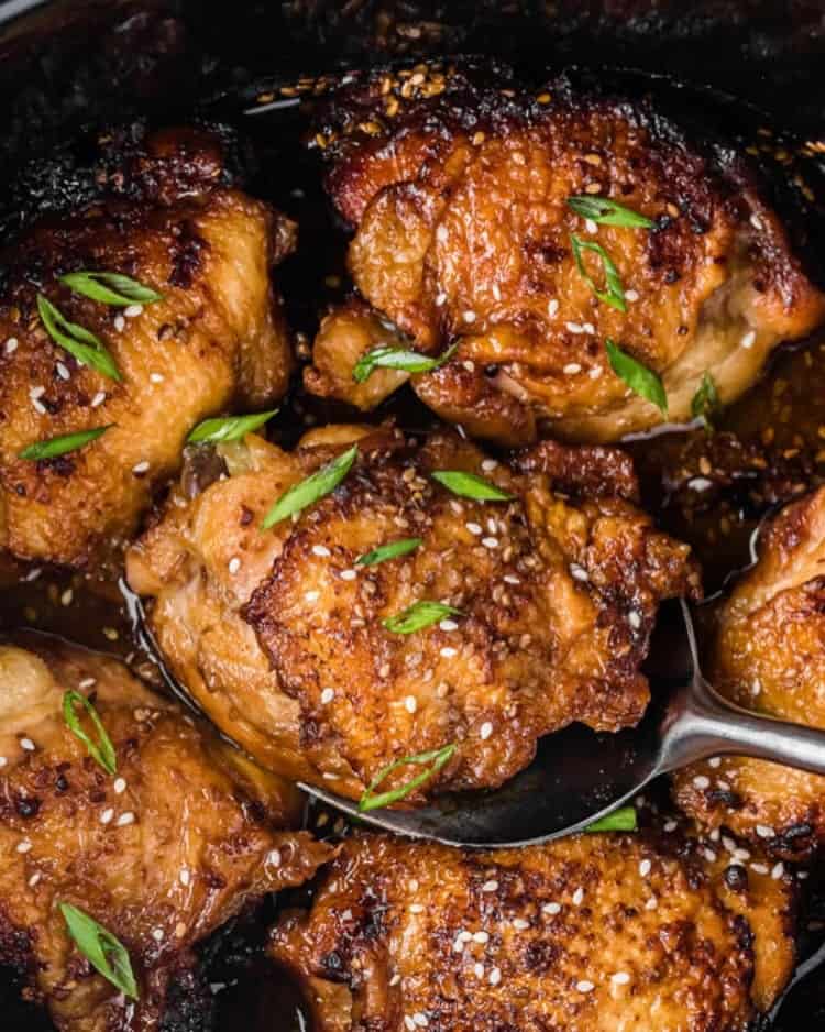 8. Teriyaki Chicken Thighs