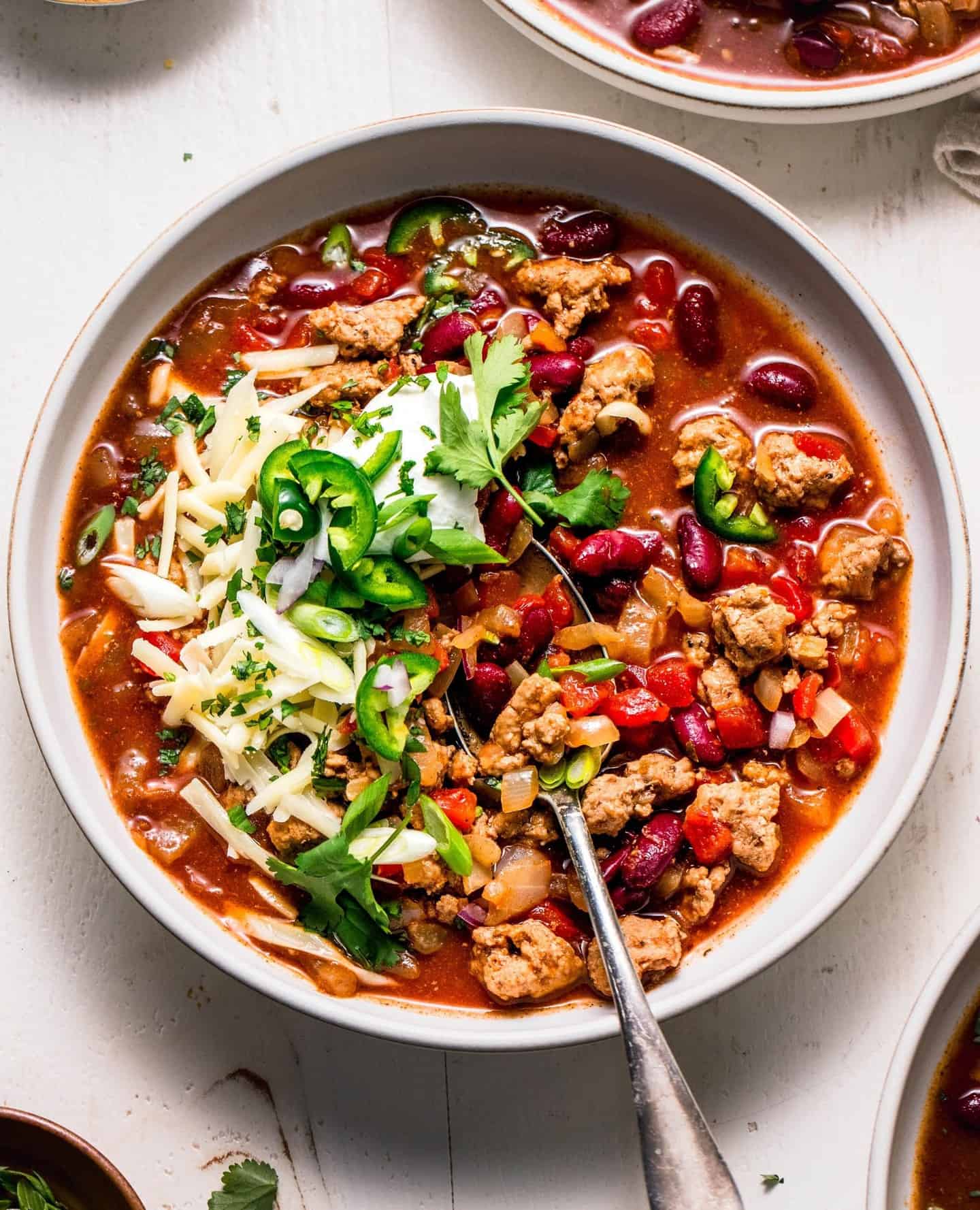 ground turkey chili