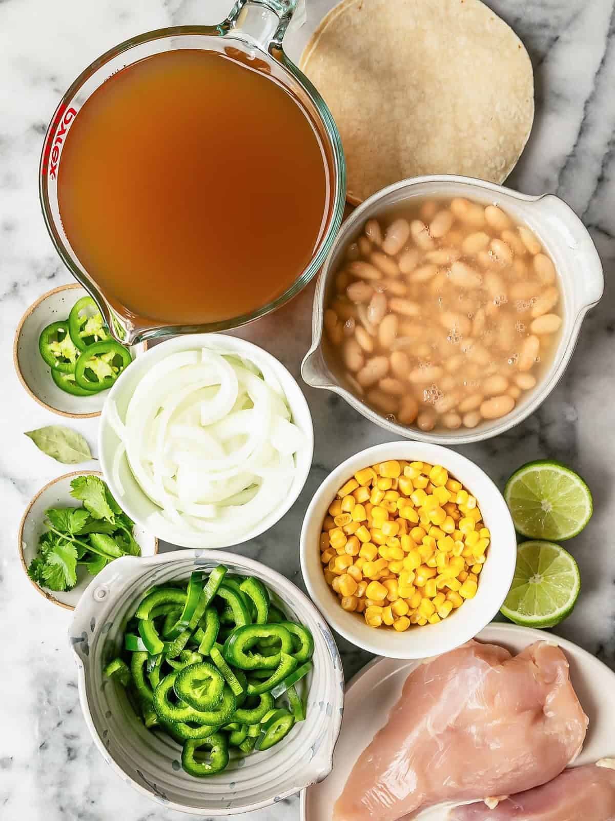 white chili chicken ingredients