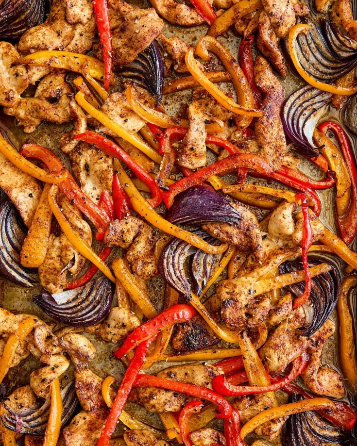 Sheet Pan Chicken Fajitas